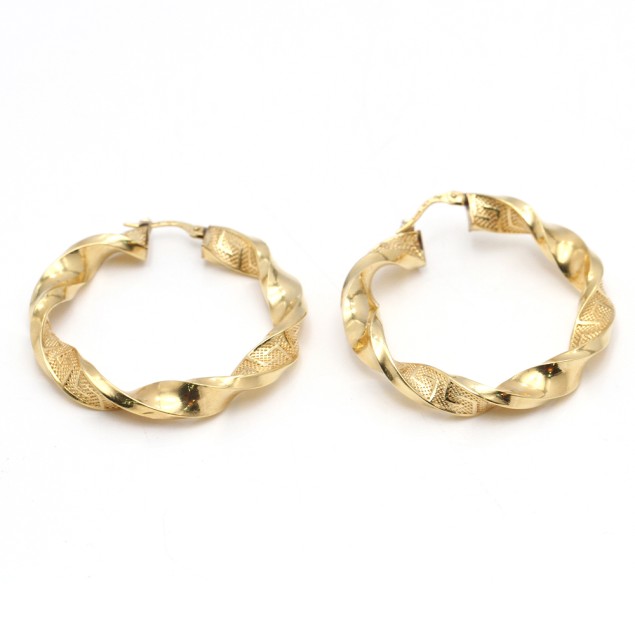 Boucles d'oreilles en or 18k avec...