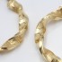 Boucles d'oreilles en or 18k avec motif grec d'occasion