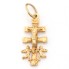 Pendentif croix caravaca en or 18k d'occasion