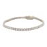 Bracelet rivière en or 18k d'occasion avec diamants