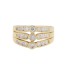 Bague d'occasion en or 18k avec zirconias cubiques