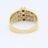 Bague d'occasion en or 18k avec zirconias cubiques