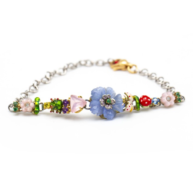 Bracelet SPRING en Or Bicolore et...