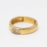 Bague d'occasion en or 18k avec zirconias cubiques