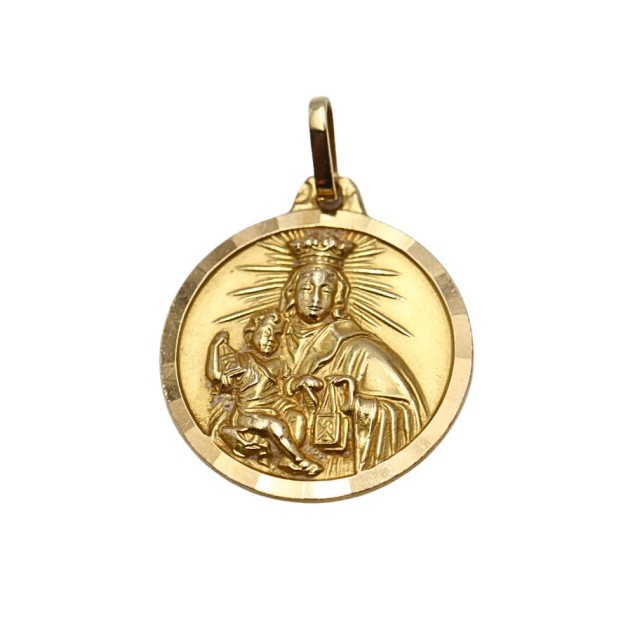 Médaille religieuse en or 18k d'occasion