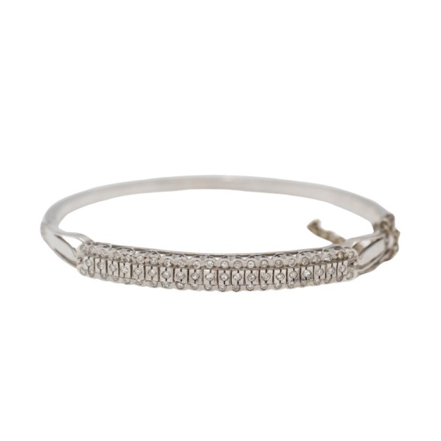 Bracelet en or blanc 18k avec...