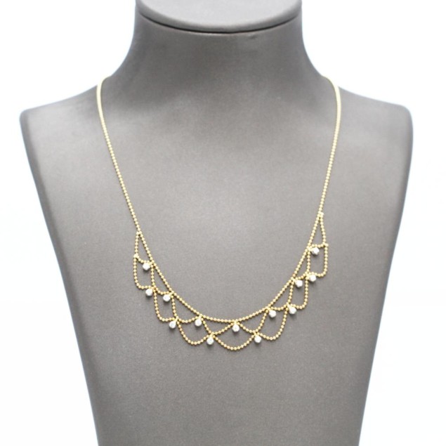 Collier d'occasion en or 18k avec...