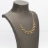 Collar bolitas de oro 18k con circonitas de segunda mano