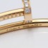 Brazalete CARTIER JUST UN CLOU de oro 18k con diamantes