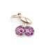 Pendentif DODO CHERRY en or rose et rubis