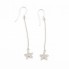 Pendientes DODO STAR en Oro Blanco y Diamantes