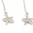 Pendientes DODO STAR en Oro Blanco y Diamantes