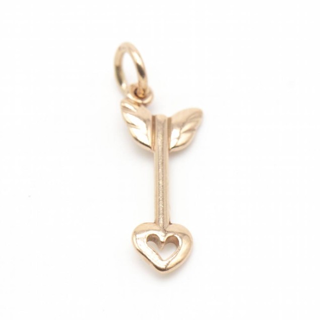 DODO pendentif flèche d'amour en or rose