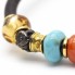 Bracelet MISANI en or jaune, turquoise, corail et citrine