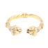 Brazalete leones GRAZIELLA de oro 18k con circonitas 2ª mano