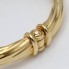 Brazalete leones GRAZIELLA de oro 18k con circonitas 2ª mano