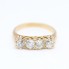 Bague de style vintage en or 18k avec diamants seconde main