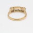 Bague de style vintage en or 18k avec diamants seconde main