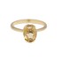 Bague en or 18k avec citrine seconde main