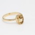 Bague en or 18k avec citrine seconde main