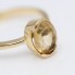 Bague en or 18k avec citrine seconde main