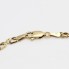 Bracelet alterné semi creux en or 18k trotteuse