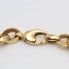 Pulsera semi hueca de oro 18k de segunda mano