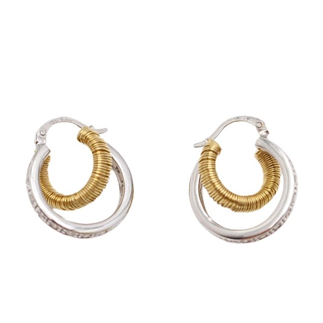 Boucles d'oreilles d'occasion en or...