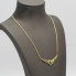 Collar d'or 18k amb esmalt i circonites de segona mà