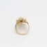 Bague marquise en or 18k d'occasion avec zirconias