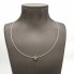 Collar solitario de Diamante 0,12ct