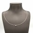 Collar solitario de Diamante 0,25ct