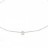 Collar solitario de Diamante 0,25ct