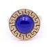 Bague AZTECA en or avec lapis-lazuli