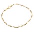 Bracelet Figaro en or massif 18 carats, seconde main