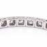 Pulsera RIVIERE de Diamantes en Oro Blanco de 18K