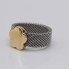 Bague TOUS MESH en acier inoxydable et or 18 carats seconde main